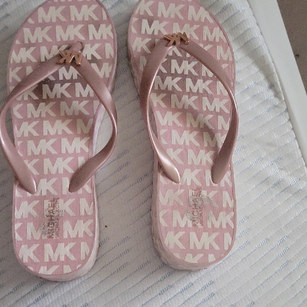Michael Kors Pink Flip Flops